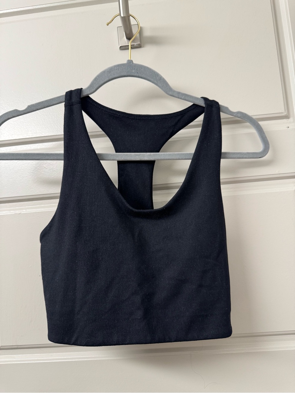 Zella Black Racerback Crop Top